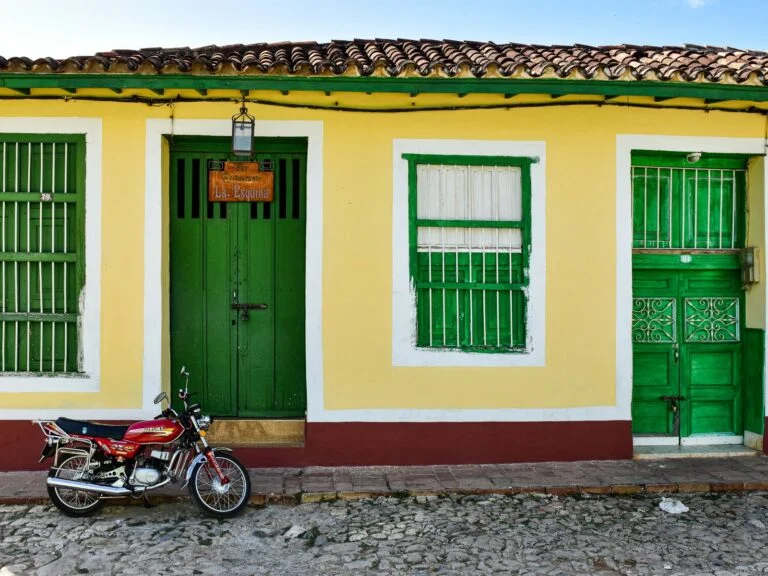 As casas coloridas de Trinidad