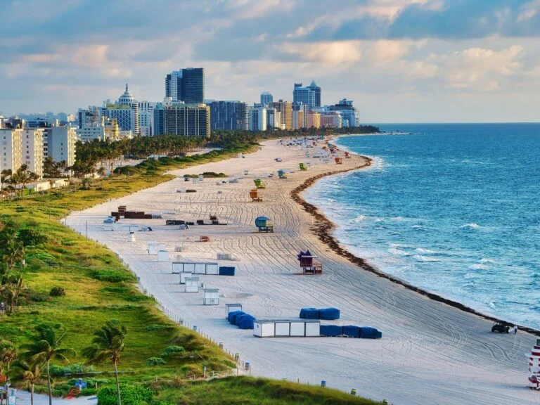 A orla de Miami Beach