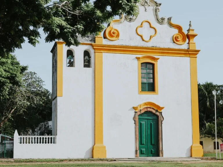 O centro histórico de Porto Seguro, onde o Brasil começou
